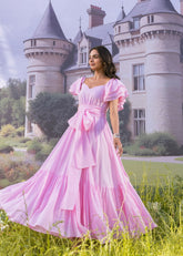 Blush Belle – Baby Pink Maxi Dress